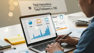 cara hitung engagement rate